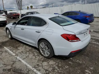 2020 Genesis G70 2.0T with VIN KMTG64LA7LU056492, listed as a Copart auction lot 46338413 with 24,645 mi miles. Bid and sale history available at carsss.com. Image 2.