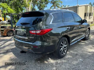 2014 Infiniti QX60 with VIN 5N1AL0MN8EC541946, listed as a Copart auction lot 64878725 with 138,680 mi miles and Clean title. Bid and sale history available at DreamBid. Image 4.