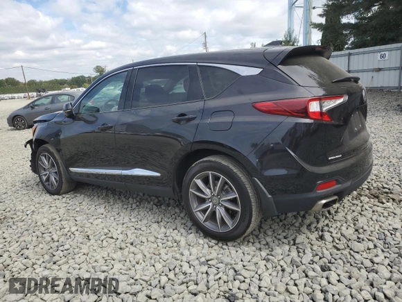 2023 Acura RDX w/Technology Package with VIN 5J8TC2H50PL001448, listed as a Copart auction lot 72052824 with 28,242 mi miles and Salvage Title. Bid and sale history available at carsss.com. Image 2.