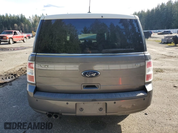 2009 Ford Flex SEL with VIN 2FMDK52C99BA14731, listed as a Copart auction lot 49536505 with 119,664 mi miles and Salvage Title. Bid and sale history available at carsss.com. Image 6.
