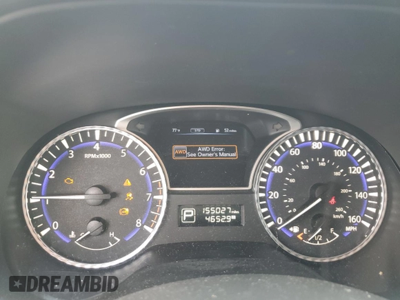 2015 Infiniti QX60 with VIN 5N1AL0MMXFC539558, listed as a Copart auction lot 56425535 with 155,027 mi miles and Clean Title. Bid and sale history available at DreamBid. Image 9.