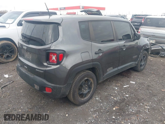 2018 Jeep Renegade Sport with VIN ZACCJAAB2JPG70435, listed as a IAAI auction lot 41040501 with 221,511 mi miles and . Bid and sale history available at DreamBid. Image 4.