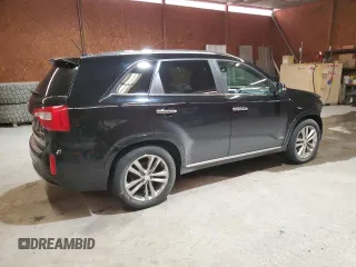 2015 Kia Sorento SX with VIN 5XYKWDA79FG601047, listed as a Copart auction lot 46618305 with 152,698 mi miles and Salvage Title. Bid and sale history available at carsss.com. Image 3.
