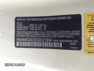 2016 MINI Convertible S z VIN WMWWG9C52G3C21934, wystawiony jako IAAI lot #41569029 z przebiegiem 102 042 mil mil oraz . Historia ofert i sprzedaży dostępna na DreamBid. Obrazek 9.