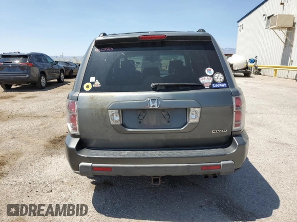 2007 Honda Pilot EX-L with VIN 5FNYF18547B005902, listed as a Copart auction lot 61966735 with 232,592 mi miles and Salvage title. Bid and sale history available at DreamBid. Image 6.