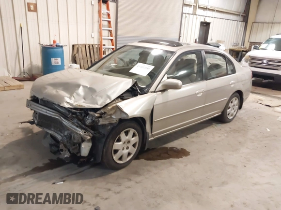 2001 Honda Civic EX with VIN 2HGES26721H540996, listed as a IAAI auction lot 41101380 with 188,415 mi miles. Bid and sale history available at carsss.com. Image 17.