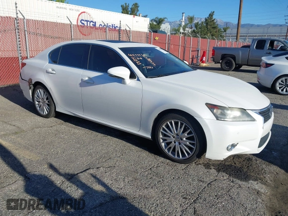 2013 Lexus GS 350 with VIN JTHBE1BL0D5014446, listed as a IAAI auction lot 41865141 with 239,477 mi miles and . Bid and sale history available at DreamBid. Image 1.