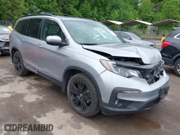 2021 Honda Pilot Special Edition with VIN 5FNYF6H28MB066328, listed as a IAAI auction lot 42231908 with 44,099 mi miles and . Bid and sale history available at DreamBid. Image 1.