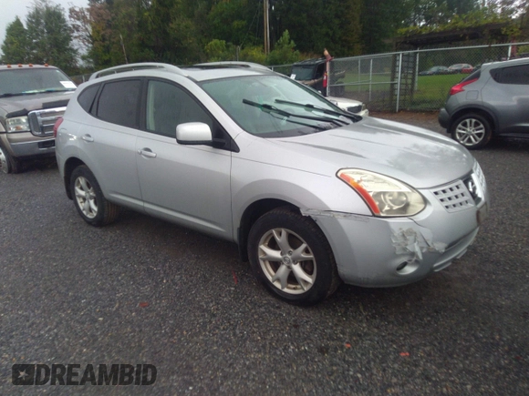 2009 Nissan Rogue S with VIN JN8AS58V89W438467, listed as a IAAI auction lot 40418581 with 155,963 mi miles and . Bid and sale history available at DreamBid. Image 1.