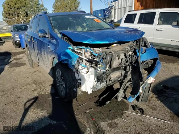 2017 Toyota RAV4 Hybrid XLE with VIN JTMRJREV0HD100603, listed as a Copart auction lot 46497855 with 69,344 mi miles and Salvage Title. Bid and sale history available at carsss.com. Image 11.