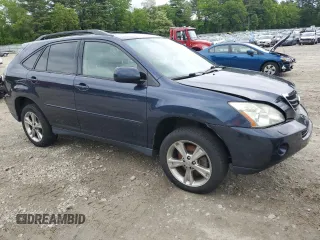2006 Lexus RX 400h with VIN JTJHW31U462004213, listed as a Copart auction lot 58132875 with 202,326 mi miles and Salvage title. Bid and sale history available at DreamBid. Image 4.