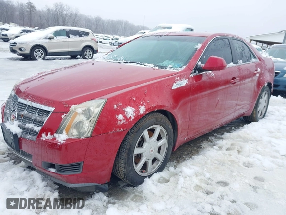 2008 Cadillac CTS AWD w/1SB with VIN 1G6DS57VX80129520, listed as a IAAI auction lot 41569142 with 131,828 mi miles. Bid and sale history available at carsss.com. Image 6.
