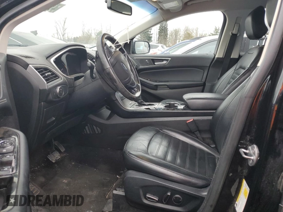 2017 Ford Edge SEL with VIN 2FMPK3J96HBC27416, listed as a Copart auction lot 45054095 with 92,509 mi miles and Salvage Title. Bid and sale history available at carsss.com. Image 7.