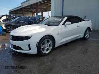 2020 Chevrolet Camaro 1LT with VIN 1G1FB3DS6L0112607, listed as a Copart auction lot 87501625 with 52,385 mi miles and Non Repairable. Bid and sale history available at carsss.com. Image 1.