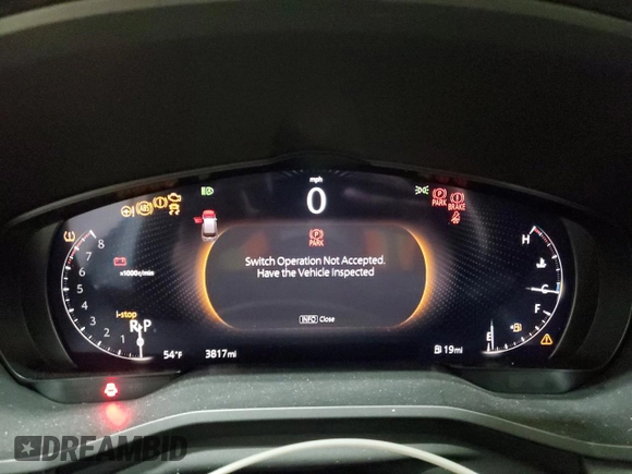 2025 Mazda CX-90 Premium Sport z VIN JM3KKCHD8S1223029, wystawiony jako Copart lot #57790265 z przebiegiem 3817 mil mil oraz Tytuł czysty. Historia ofert i sprzedaży dostępna na DreamBid. Obrazek 9.
