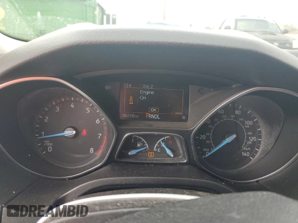 2018 Ford Focus SE with VIN 1FADP3F27JL245584, listed as a Copart auction lot 88927025 with 96,216 mi miles and Salvage Title. Bid and sale history available at carsss.com. Image 9.