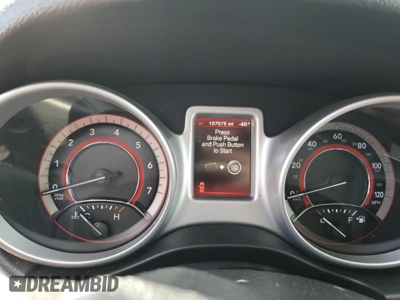 2018 Dodge Journey SXT z VIN 3C4PDDBG8JT364126, wystawiony jako Copart lot #43272265 z przebiegiem 107 075 mil mil oraz Szkoda całkowita • Salvage title. Historia ofert i sprzedaży dostępna na DreamBid. Obrazek 9.
