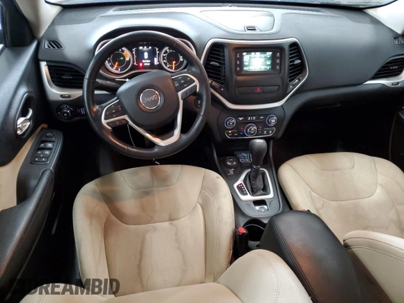 2016 Jeep Cherokee Latitude with VIN 1C4PJMCS9GW256046, listed as a Copart auction lot 68411724 with 87,190 mi miles and Salvage Title. Bid and sale history available at carsss.com. Image 8.