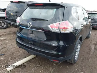 2015 Nissan Rogue SV with VIN KNMAT2MV6FP514531, listed as a IAAI auction lot 41041060 with 96,304 mi miles and . Bid and sale history available at DreamBid. Image 4.