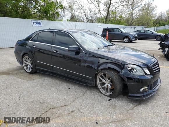 2010 Mercedes-Benz E 350 Luxury with VIN WDDHF8HB1AA260558, listed as a Copart auction lot 53979755 with 156,121 mi miles and Salvage title. Bid and sale history available at DreamBid. Image 4.