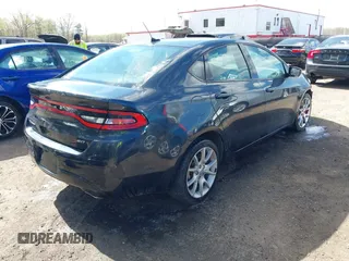 2013 Dodge Dart SXT with VIN 1C3CDFBA0DD324210, listed as a IAAI auction lot 42008663 with 161,028 mi miles. Bid and sale history available at carsss.com. Image 4.