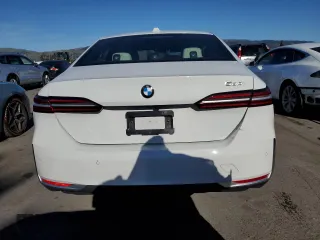 2024 BMW 5 Series 530i with VIN WBA43FJ07RCP91470, listed as a Copart auction lot 46079525 with 0 mi miles and Salvage Title. Bid and sale history available at carsss.com. Image 6.