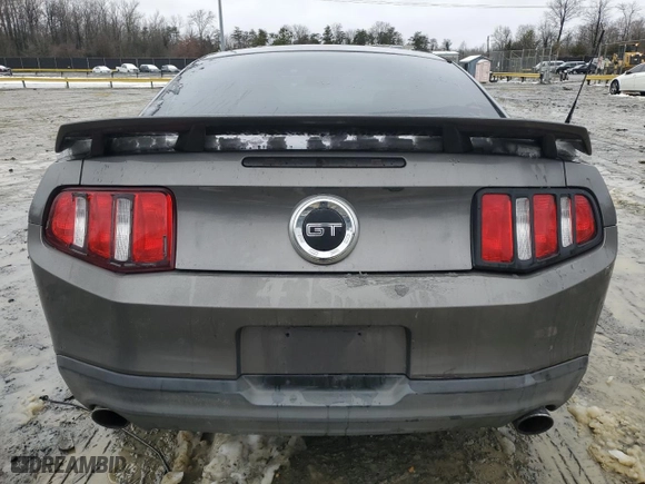 2010 Ford Mustang GT with VIN 1ZVBP8CH2A5179888, listed as a Copart auction lot 44856765 with 135,650 mi miles and Salvage Title. Bid and sale history available at carsss.com. Image 6.