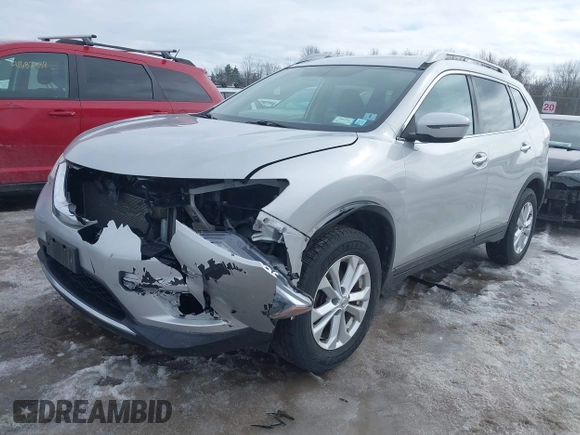 2016 Nissan Rogue SL with VIN 5N1AT2MVXGC896051, listed as a IAAI auction lot 41684560 with 102,182 mi miles and . Bid and sale history available at DreamBid. Image 2.