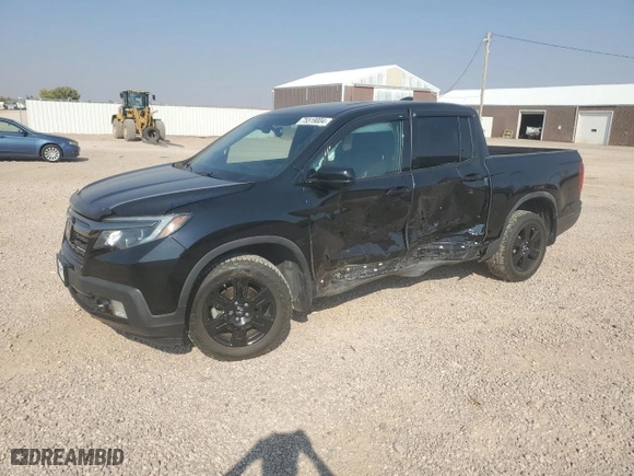 2018 Honda Ridgeline Black Edition with VIN 5FPYK3F89JB004537, listed as a Copart auction lot 75519004 with 74,595 mi miles and Salvage Title. Bid and sale history available at carsss.com. Image 1.