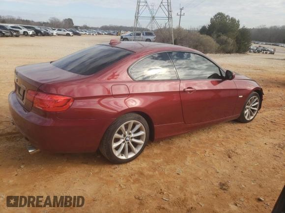 2011 BMW 3 Series 335i xDrive with VIN WBAKF9C54BE247382, listed as a Copart auction lot 89241285 with 79,292 mi miles and Salvage Title. Bid and sale history available at carsss.com. Image 3.