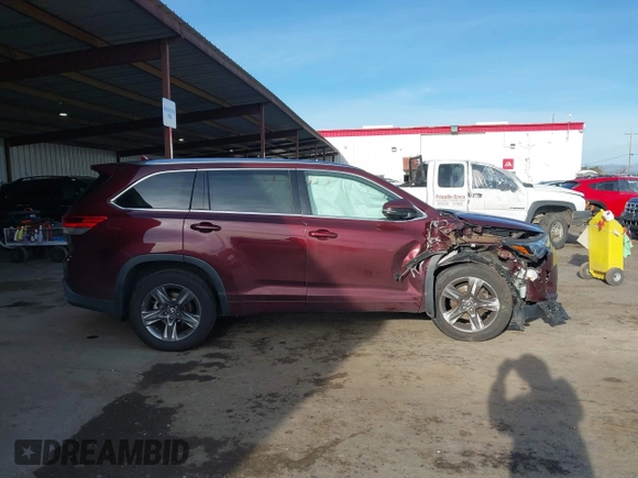 2019 Toyota Highlander Limited with VIN 5TDDZRFH5KS948600, listed as a IAAI auction lot 41848512 with 73,764 mi miles and . Bid and sale history available at DreamBid. Image 13.