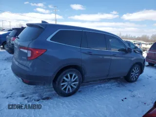 2022 Honda Pilot EX-L with VIN 5FNYF6H56NB098769, listed as a Copart auction lot 46167185 with 60,743 mi miles and Non repairable. Bid and sale history available at DreamBid. Image 3.