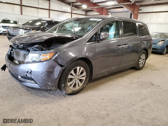 2015 Honda Odyssey EX-L with VIN 5FNRL5H69FB131992, listed as a Copart auction lot 49485445 with 110,031 mi miles and Clean Title. Bid and sale history available at carsss.com. Image 1.