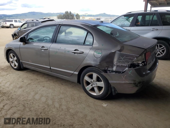 2007 Honda Civic EX with VIN 2HGFA16887H308759, listed as a Copart auction lot 47852395 with 80,540 mi miles and Salvage Title. Bid and sale history available at DreamBid. Image 2.