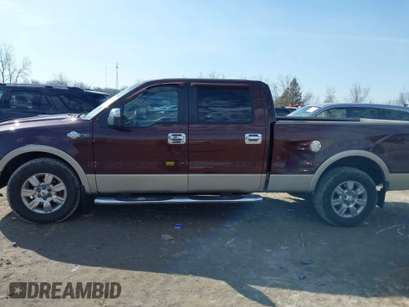 2008 Ford F-150 XLT with VIN 1FTPW12548KD59833, listed as a IAAI auction lot 41764806 with 128,606 mi miles. Bid and sale history available at carsss.com. Image 14.