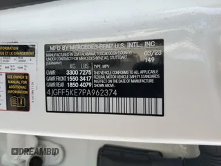 2023 Mercedes-Benz GLS 450 with VIN 4JGFF5KE7PA962374, listed as a Copart auction lot 65884414 with 35,091 mi miles and Salvage Title. Bid and sale history available at DreamBid. Image 13.