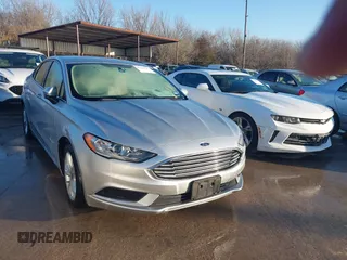 2018 Ford Fusion Hybrid SE with VIN 3FA6P0LU9JR162611, listed as a IAAI auction lot 41760137 with 62,658 mi miles. Bid and sale history available at carsss.com. Image 1.