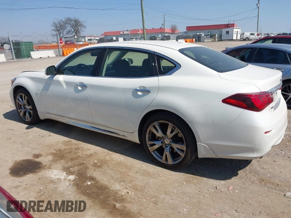 2017 Infiniti Q70 3.7 with VIN JN1BY1PR4HM210734, listed as a IAAI auction lot 41781440 with 146,030 mi miles and . Bid and sale history available at DreamBid. Image 14.