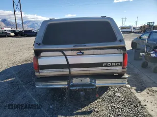 1993 Ford F-150 with VIN 1FTEX14NXPKA30599, listed as a Copart auction lot 84305744 with 0 mi miles and Salvage Title. Bid and sale history available at carsss.com. Image 6.