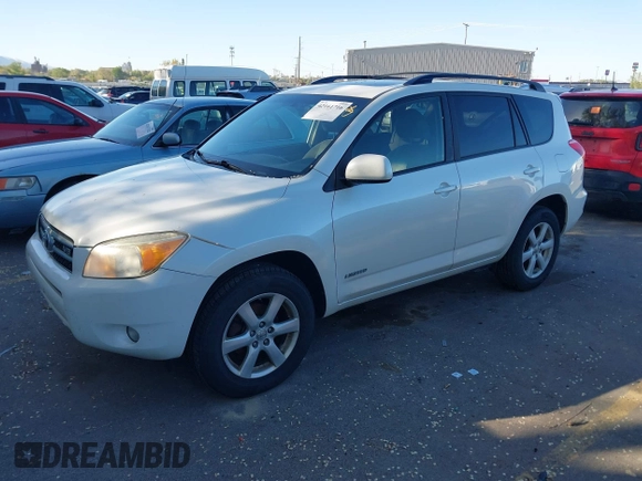 2007 Toyota RAV4 Limited with VIN JTMBK31VX75038508, listed as a IAAI auction lot 42161716 with 225,197 mi miles. Bid and sale history available at carsss.com. Image 2.