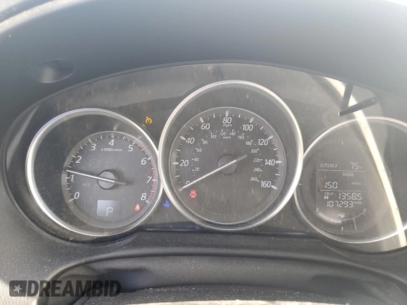 2016 Mazda CX-5 Touring z VIN JM3KE2CYXG0683673, wystawiony jako Copart lot #56724025 z przebiegiem 107 293 mil mil oraz Szkoda całkowita • Salvage title. Historia ofert i sprzedaży dostępna na DreamBid. Obrazek 9.