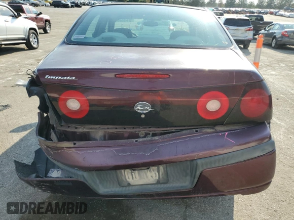 2004 Chevrolet Impala with VIN 2G1WF52K149298194, listed as a Copart auction lot 72140064 with 142,702 mi miles and Salvage Title. Bid and sale history available at DreamBid. Image 6.