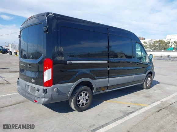 2015 Ford Transit Cargo Van with VIN 1FTYR2CMXFKA73036, listed as a IAAI auction lot 41989091 with 126,022 mi miles. Bid and sale history available at carsss.com. Image 4.