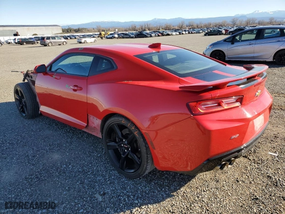 2017 Chevrolet Camaro 1SS with VIN 1G1FE1R74H0190018, listed as a Copart auction lot 44955555 with 61,834 mi miles and Salvage Title. Bid and sale history available at carsss.com. Image 2.