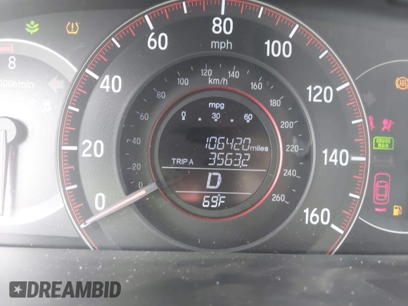 2016 Honda Accord Sport with VIN 1HGCR2F51GA057024, listed as a IAAI auction lot 42455009 with 106,420 mi miles and . Bid and sale history available at DreamBid. Image 16.