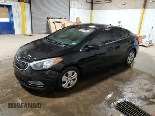 2015 Kia Forte LX with VIN KNAFK4A63F5437112, listed as a Copart auction lot 53276005 with 0 mi miles and Salvage Title. Bid and sale history available at carsss.com. Image 1.