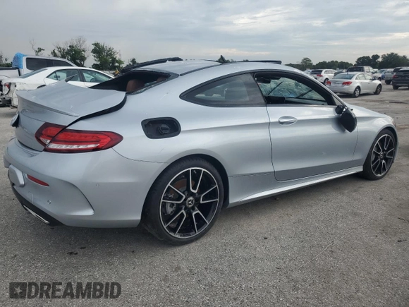 2023 Mercedes-Benz C 300 with VIN W1KWJ8DB4PG129366, listed as a Copart auction lot 68378014 with Not Provided miles and Clean Title. Bid and sale history available at DreamBid. Image 3.