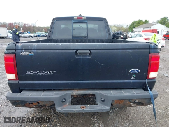 2000 Ford Ranger XL with VIN 1FTYR14V8YTA85135, listed as a IAAI auction lot 41957906 with 244,156 mi miles. Bid and sale history available at carsss.com. Image 16.