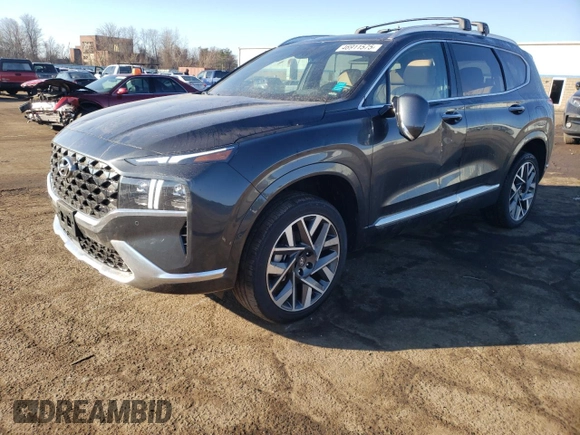 2023 Hyundai Santa Fe Calligraphy with VIN 5NMS5DAL6PH619450, listed as a Copart auction lot 46911575 with 15,164 mi miles and Salvage Title. Bid and sale history available at carsss.com. Image 1.