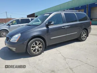 2014 Kia Sedona EX with VIN KNDMH4C79E6586874, listed as a Copart auction lot 54245435 with 161,074 mi miles and Clean Title. Bid and sale history available at carsss.com. Image 1.